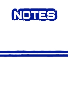 Notes: (8.5" x 11") Notebook