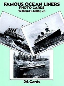 Paperback Famous Ocean Liners Photo Postcards Book