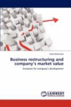 Paperback Business restructuring and company's market value Book