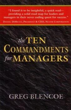 Paperback The Ten Commandments for Managers Book