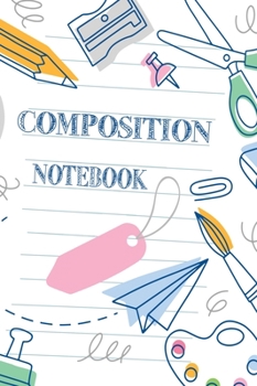 Hardcover Composition Notebook: Cute Wide Ruled Paper Notebook Journal Marbled Wide Ruled Notebook For School Wide Blank Lined Workbook for Kids Book