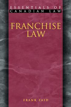 Paperback Franchise Law Book