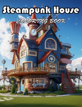 Steampunk House Coloring Book: 100+ Fun And Easy Coloring Pages