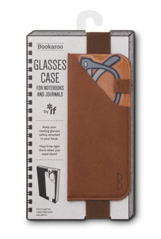 Misc. Bookaroo Glasses Case Brown Book