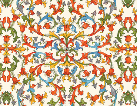 Gift Florentine Arabesque Premium Note Cards (4 Designs, 20 Note Cards, 21 Lined Self-Sealing Envelopes, 20 Gold Envelope Seals) Book