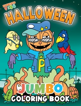 Paperback Jumbo Halloween Coloring Book for Kids: Happy Halloween Coloring Book with 50 Coloring Pages Book