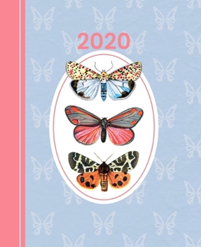 Paperback Elegant Butterflies: Diary Weekly Spreads January to December Book