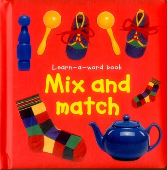 Hardcover Learn-A-Word Book: Mix and Match Book