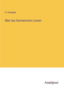 Paperback Über das Germanische Loosen [German] Book