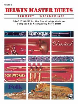 Paperback Belwin Master Duets (Trumpet), Vol 2: Intermediate (Belwin Master Duets, Vol 2) Book