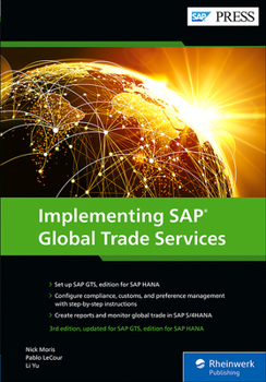 Hardcover Implementing SAP Global Trade Services: Edition for SAP Hana Book