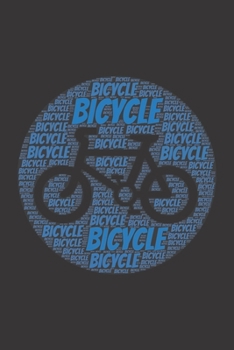 Bicycle: Notebook, Journal | Lined Paper | 120 Pages DIN A5 (6 x 9") | Notes, Drawings, Planer, Diary, Organization | Word Cloud Present