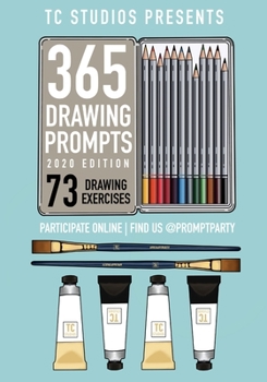 Paperback 365 Drawing Prompts: 2020 Edition Book