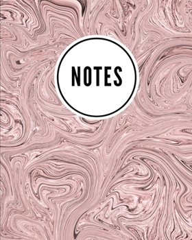 Paperback Notes: Swirl Print Rose - Cute Writing Notebook For School, Home & Office - [Classic] Book