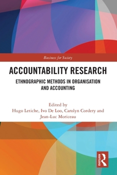 Paperback Accountability Research: Ethnographic Methods in Organisation and Accounting Book