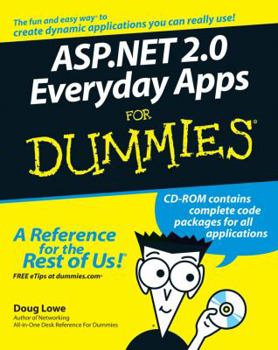 Paperback ASP.Net 2.0 Everyday Apps for Dummies [With CDROM] [With CDROM] Book