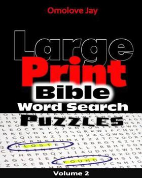 Paperback Large Print Bible Word Search Puzzles Vol. 2 [Large Print] Book