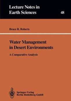 Paperback Water Management in Desert Environments: A Comparative Analysis Book