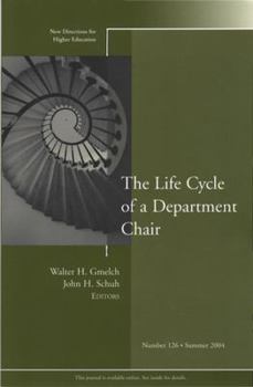 Paperback The Life Cycle of a Department Chair Book