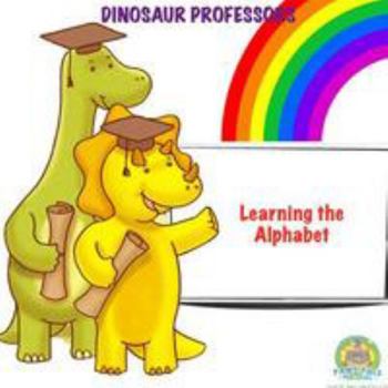 Paperback Dinosaur Professors: Learning the Alphabet Book