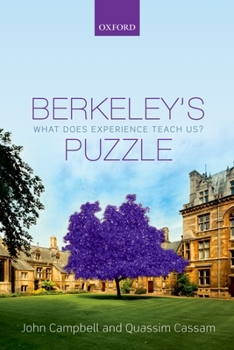 Paperback Berkeley's Puzzle: What Does Experience Teach Us? Book