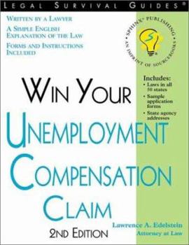 Paperback Win Your Unemployment Compensation Claim Book
