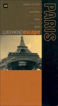 Paperback Weekend Escape Paris Book