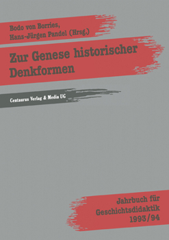 Paperback Zur Genese Historischer Denkformen [German] Book