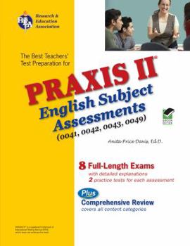 Paperback Praxis II English Subject Assessments (0041, 0042, 0043, 0049) Book