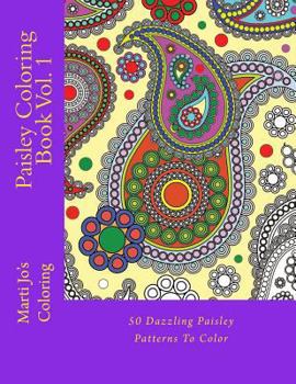 Paperback Paisley Coloring Book Vol. 1 Book