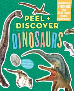Paperback Peel + Discover: Dinosaurs Book