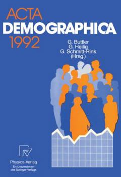 Paperback ACTA Demographica 1992 [German] Book