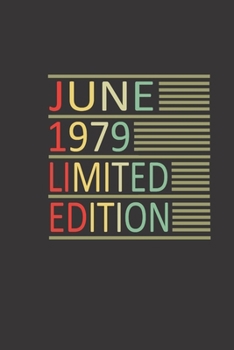 June 1979 Limited Edition: Notebook made for you, your family and friends Personal Planner 24 month 100 page 6 x 9 Dated Calendar Notebook For 2020-2021 Academic, birthday Notebook, Planner, Journal, 