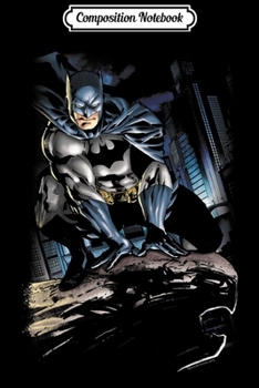 Paperback Composition Notebook: Batman Perched Journal/Notebook Blank Lined Ruled 6x9 100 Pages Book