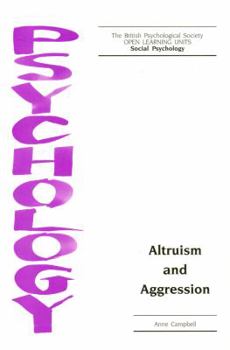 Paperback Altruism and Aggression Book