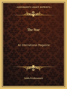 Paperback The Star: An International Magazine Book