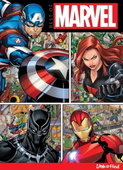 Hardcover Marvel: Best of Marvel Look and Find Book