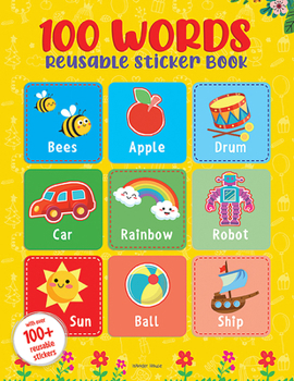 Paperback 100 Words: Reusable Sticker Book