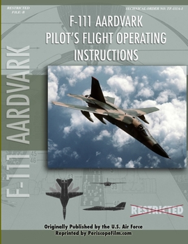 Paperback F-111 Aardvark Pilot's Flight Operating Manual Book