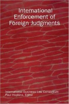Paperback International Enforcement of Foreign Judgments Book