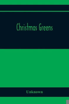 Paperback Christmas Greens Book