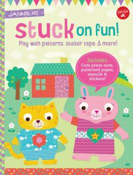 Hardcover Stuck on Fun!: Play with Patterns, Sticker Tape, and More! Includes: Cute Press-Outs, Patterned Paper, Stencils & Stickers! Book