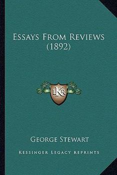 Paperback Essays From Reviews (1892) Book