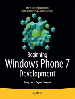 Paperback Beginning Windows Phone 7 Development Book