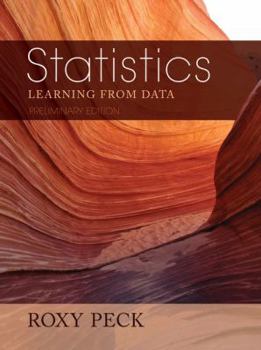 Hardcover Preliminary Edition of Statistics: Learning from Data (with Printed Access Card for Jmp) Book
