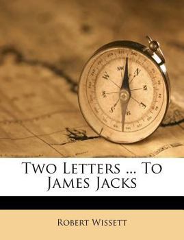 Paperback Two Letters ... to James Jacks Book