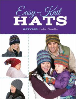 Paperback Easy-Knit Hats: 6 Styles, Endless Possibilities Book