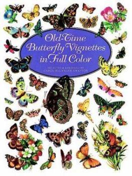 Paperback Old-Time Butterfly Vignettes in Full Color (Dover Pictorial Archive Series) Book
