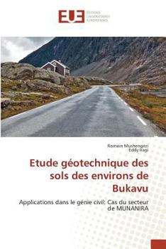 Paperback Etude Géotechnique Des Sols Des Environs de Bukavu [French] Book