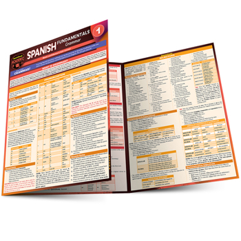 Misc. Spanish Fundamentals 1 - Grammar: A Quickstudy Laminated Reference Guide Book